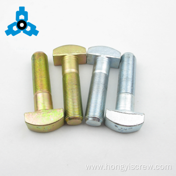 Hammer Head Brass T Type Zinc Plated Bolt